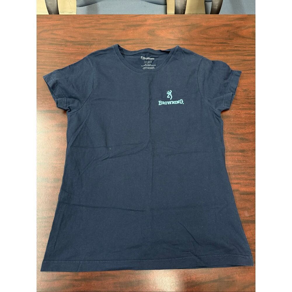 Browning Women’s Navy Short Sleeve Shirt Size Large